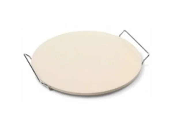 Pizzasteen met metalen houder D330mm