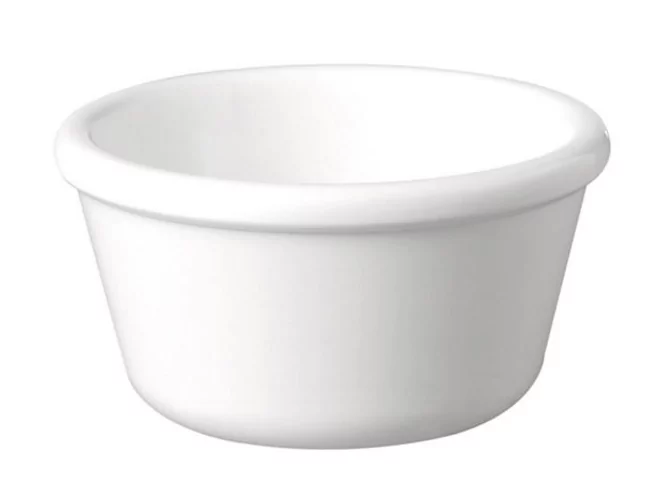 Casual ramequin melamine blanc 80ml Ø78mm H40mm s/comm