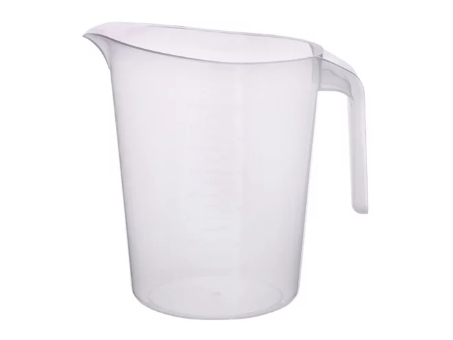 Mesure graduée plastique blanche - 5L