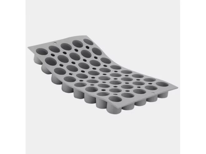 Elastomoule silicone mould 300x176mm 40 mini cylinders