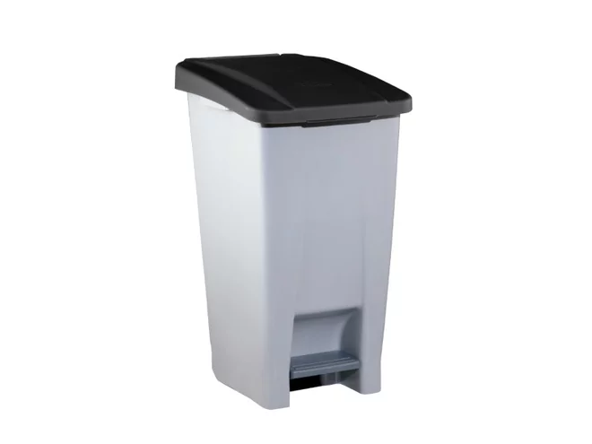 Mobil dustbin 60ltr 49x38xH70cm grey/black lid