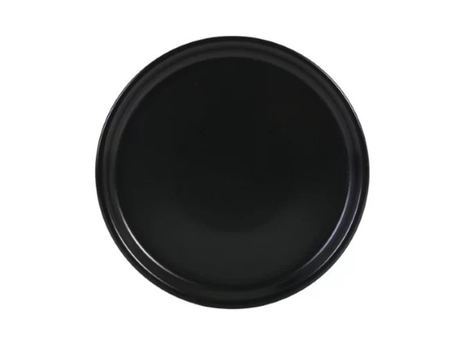 Asia Black plat bord mat zwart D325xH20mm