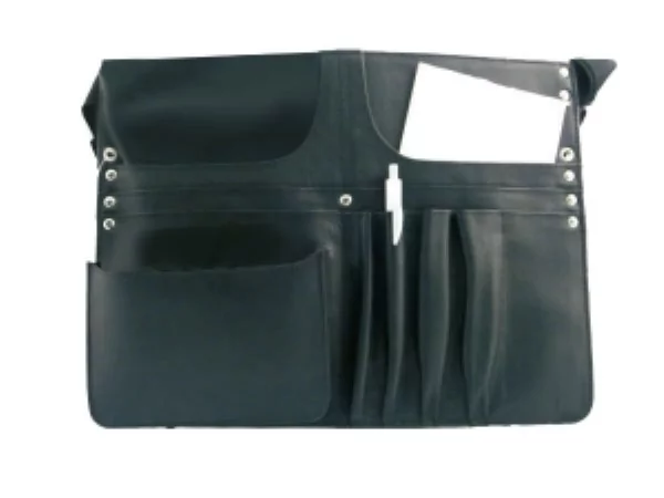 Waiters apron black leather 36x25cm