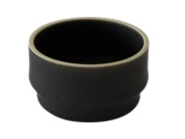 Atlas black bowl D70xH40mm 80ml