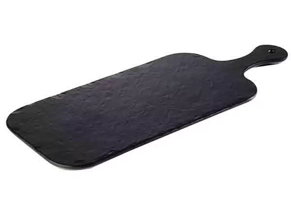 Melamine Slate serveerplank met handvat 400x250xH15mm