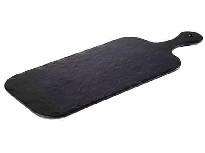 Melamine Slate serveerplank met handvat 400x250xH15mm