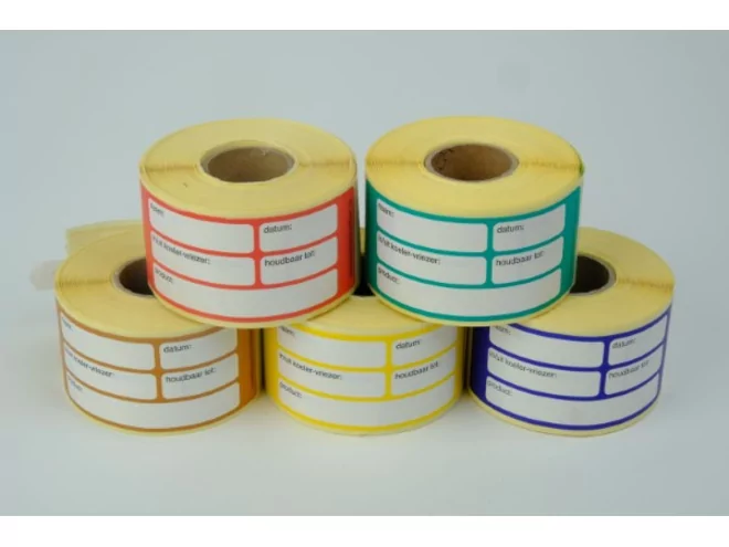 Etiquette l'alliment 250 pcs rouge (viande crue)