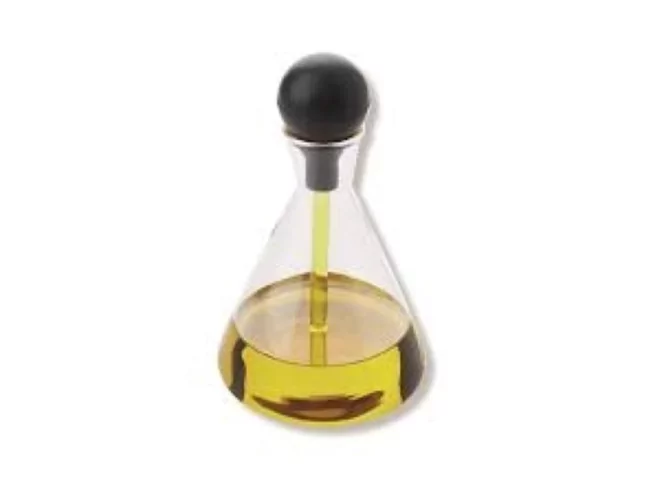 Oliefles met pipette D85xH150mm 250ml