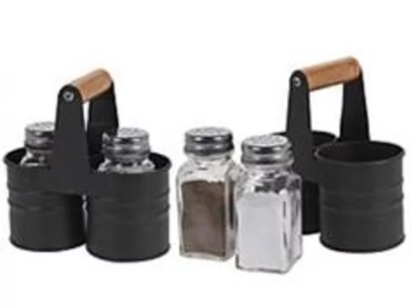 Ménagère poivier et salière 3pcs B130mmxH120mm