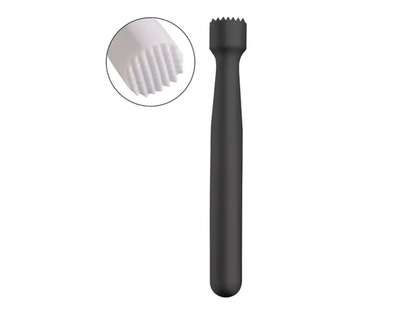 Pilon  à cocktail en plastic noir 215mm
