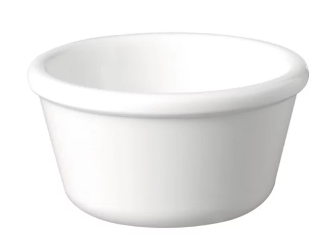 Melamine ramequin effen wit D75xH40mm 70ml