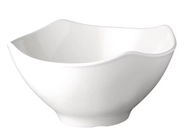 Melamine square bol white Ø400mm H175mm - 8L