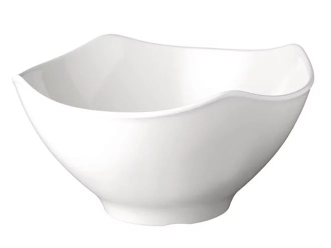 Melamine vierkante kom wit Ø400mm H 175mm - 8L