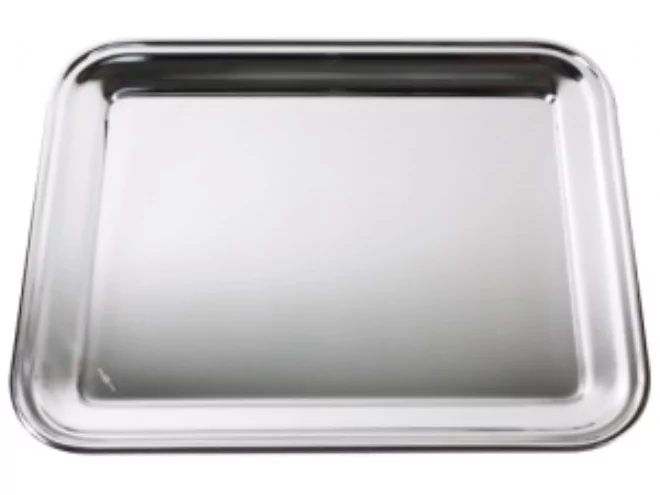 Plateau de service inox 18/10 - 600x470mm