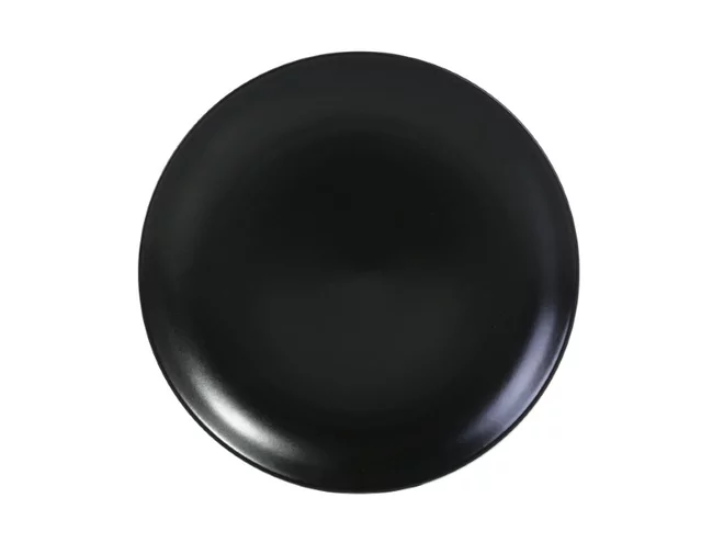 Asia Black coupe bord noire mat D215xH27mm
