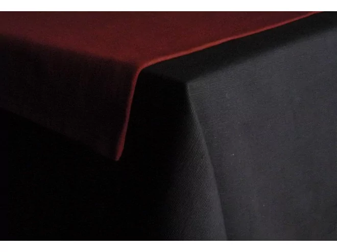 Papillon nappe cotton 150x50cm bordeaux