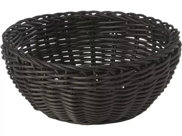 Profiline Broodmand PP rond Ø160-H80mm zwart