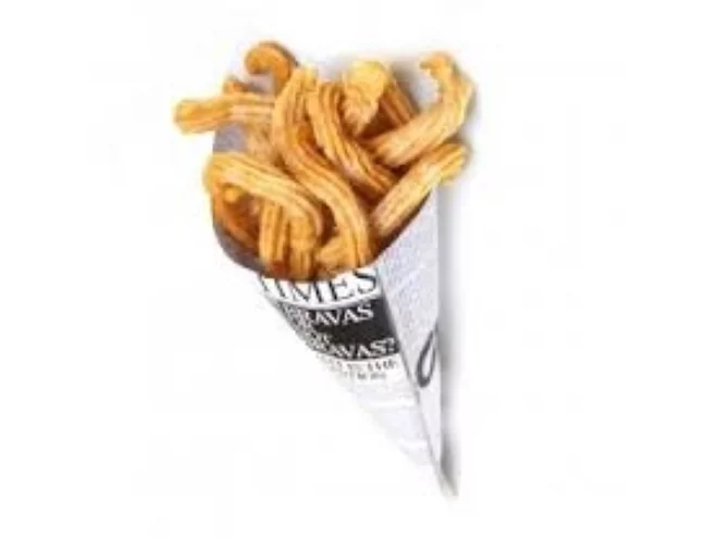 French fry bag in paper TIMES height 210/295mm 250pc