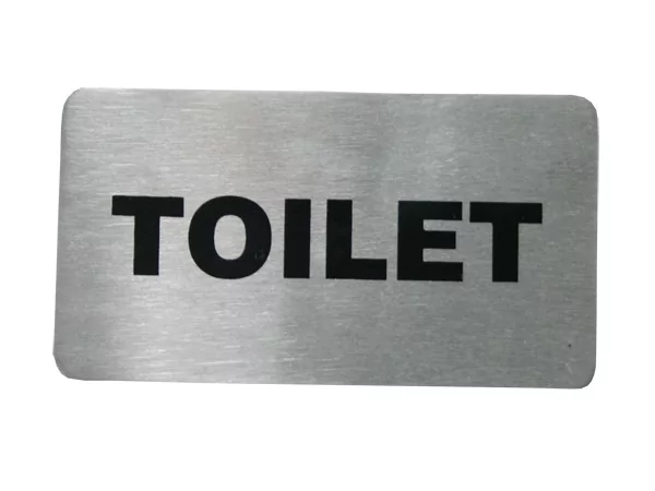 Zelfklevend plaatje alu 110x60mm - 