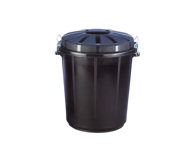 Poubelle avec couvercle D495xH585mm 70L