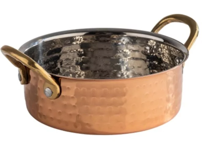 Mini kookpot copperlook D140xH50mm 500ml