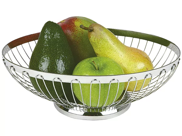 Fruit/broodmand inox rond Ø175xH70mm