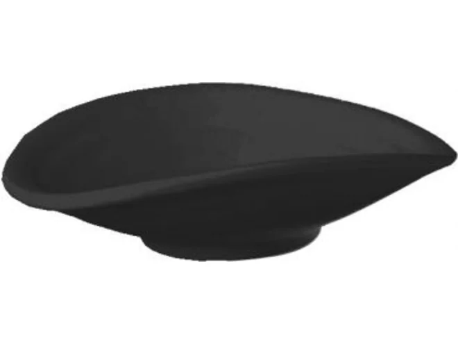 ZEN Melamine ovale bowl 130x110mm-H35mm-100ml zwart