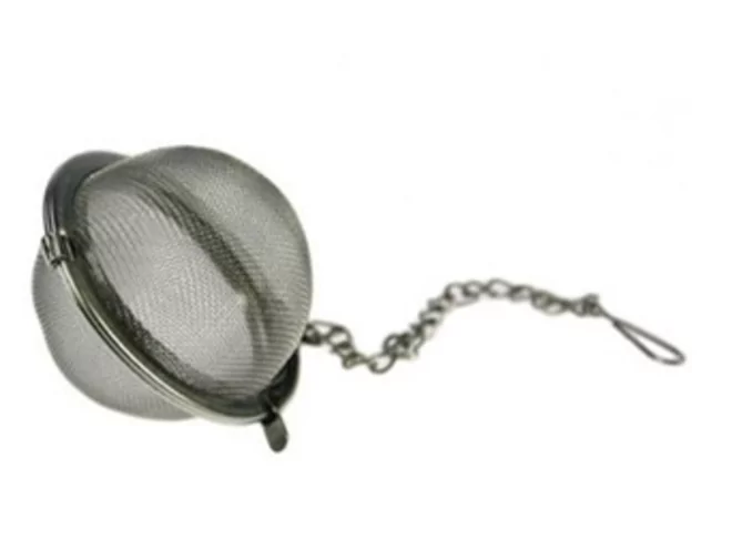 Tea herbal ball with chain s/s Ø45mm
