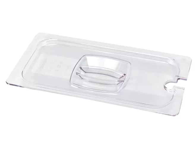 Gastronorm deksel polycarbonaat - 1/9 met lepeluitsparing
