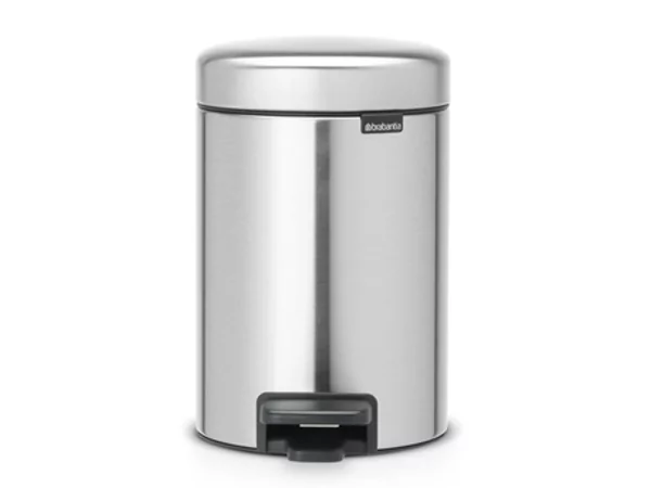 Brabantia pedaalemmer D168xH264mm 3L matt steel fingerprint proof