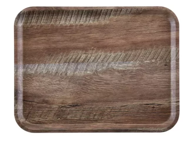 Madeira laminated coffeetray rect 200x280mm dark OAK