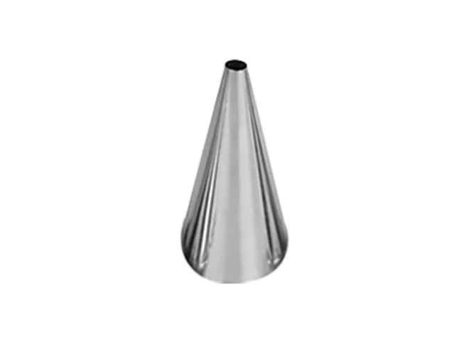 Spuitje inox glad 6mm