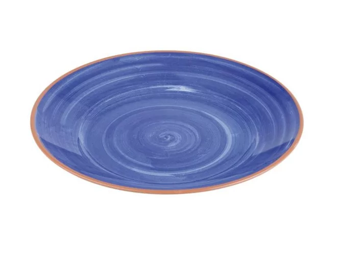 La Vida melamine bord plat Ø400mm blauw
