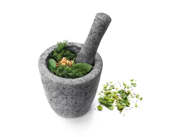 Mortier et pilon granit  Ø120mmxH120mm