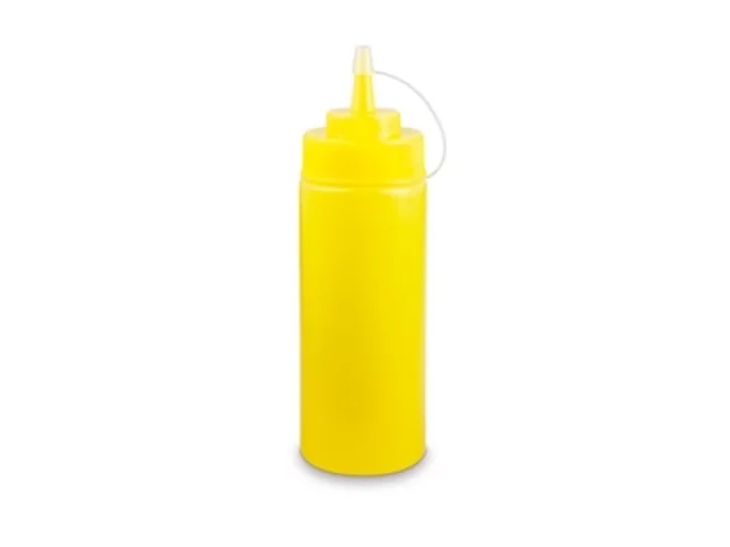 Bouteille en plastique jaune - 300ml sur commande