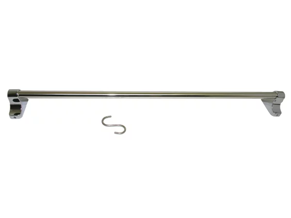 Ophangrek inox - L1000mm-12 haken op bestelling