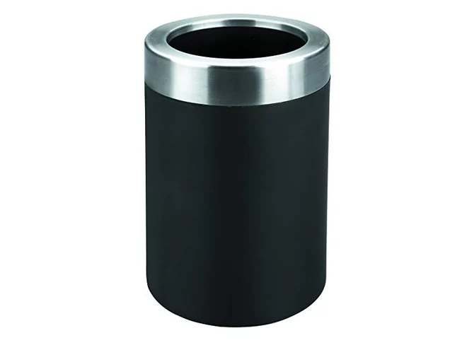 Winecooler black double wall Ø125xH200mm