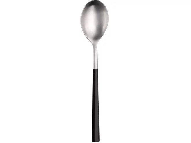 Hive Black mat inox 18/10 + ABS Tafellepel L210xH3mm