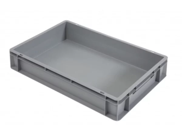 Stapelbak gesloten handvaten L600xB400xH120mm