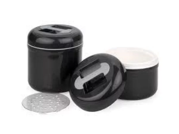 Valira ijsblokjes-container zwart/grijs D230xH250mm 4L