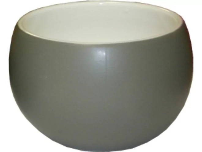 Retro Bowl mat grijs 380ml
