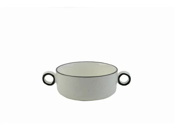 Black Pepper bowl with handles Ø120mm - 350ml