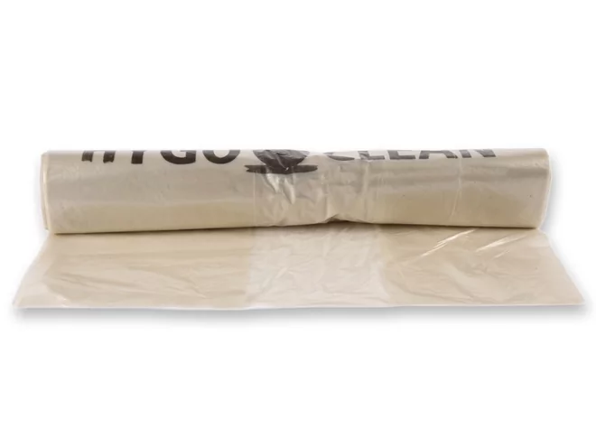 Sacs poubelle transparant 620x750mm 60L 20st