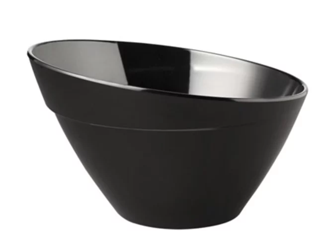 Melamin Balance Slant bowl Ø210-H130mm-1.50L black